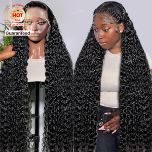 Vente en gros cheveux vierges indiens bruts HD perruque dentelle frontale femmes perruque bouclée pleine <span class=keywords><strong>suisse</strong></span> dentelle avant fermeture crépus bouclés perruque de cheveux humains - Product Image 2