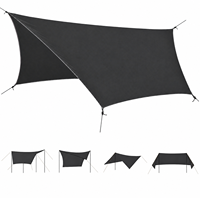 Bâche de protection extérieure haut de gamme, grande, imperméable et ultralégère, abri de camping, auvent, bâche de pluie, équipement de survie pour hamac