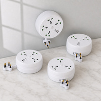 Multiprise USB pliable ronde personnalisée par le fabricant, pour la maison, le dortoir, convertisseur, prise, bloc multiprise