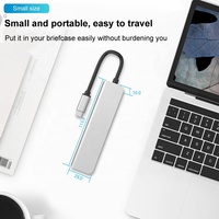 Hub USB-C 6-en-1 Xput : Type C vers HDMI 4K, USB 3.0/2.0, Lecteur de Cartes SD TF 3.0, Prise en Charge OTG avec Chargeur Rapide