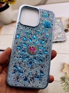 Venta <span class=keywords><strong>al</strong></span> por mayor funda de teléfono TPU de lujo para iPhone 16 Pro Max nuevos materiales Diseño a prueba de golpes con cubierta de decoración de diamantes de imitación - Product Image 5