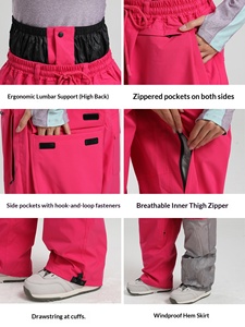 <span class=keywords><strong>Pantalon</strong></span> de <span class=keywords><strong>snowboard</strong></span> pour femmes et hommes, taille ample, imperméable, polyester, chaud, coupe-vent, respirant, professionnel pour l'extérieur - Product Image 5