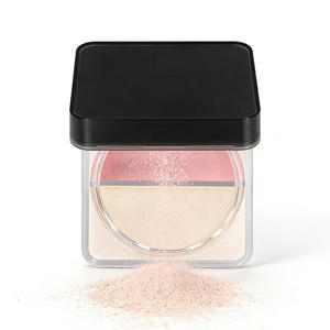 Maquillaje al por mayor: <span class=keywords><strong>Polvo</strong></span> fijador suelto 2 en 1 de flor de cerezo, fácil de aplicar, de dos colores, resistente al agua y de larga duración. - Product Image 2