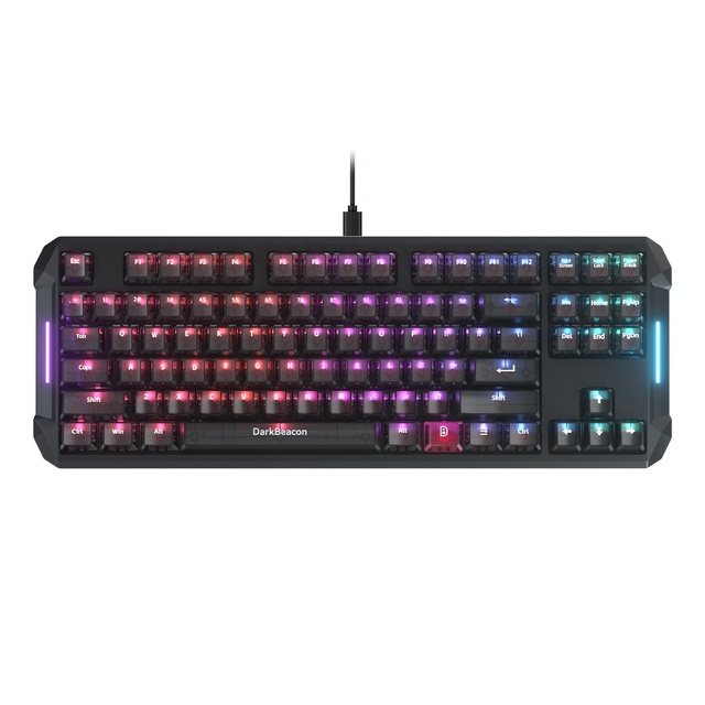 Blade 87 Hot-swappable Programmable AI Mechanical Keyboard ANSI Layout Spill Resistant Gasket Mount 87 RGB Gaming USB-C