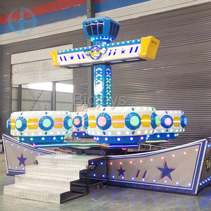 Novedoso Interesante 12 Asientos Coche Volador de Acero Niños Paseos Familiares Diversión Interior/Exterior Centro Comercial y Aeropuerto - Product Image 6