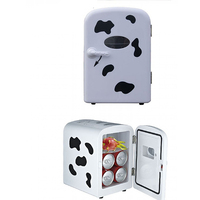 Mini-réfrigérateur portable 4 litres pour lait de vache, refroidisseur et chauffe-lait pour voiture, maison et bureau