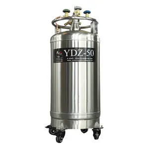 Áp Suất Thấp Nitơ Lỏng Điền Dewar Tank 50L Y Tế Đông Lạnh Container Cho Cryo Phòng