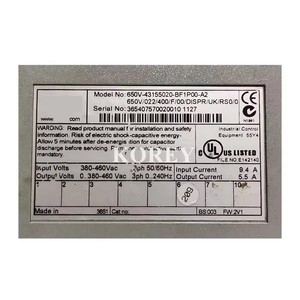 ตัวแปลงความถี่ คอนเวอร์เตอร์ที่ดีที่สุด 650V/022/400/F/00/DISPR/UK/RS0/0 - Product Image 2