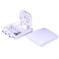 Boîtier de terminaison optique mural en plastique 8 ports pour système de télécommunications, OEM/ODM, pour distribution de fibres optiques FTTH