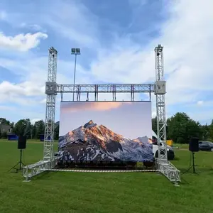 Outdoor Digitale Bewegwijzering En Displays P3.91 P4.81 Led Verhuur Display Vierkant 3d Creatieve Led Video Tv Muur