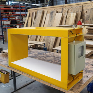 Alta Potência AI Sensibilidade PVC Tunnel <span class=keywords><strong>Metal</strong></span> <span class=keywords><strong>Detector</strong></span> Caminhada Através Correia Transportadora Nail <span class=keywords><strong>Detector</strong></span> para Madeira Log - Product Image 1