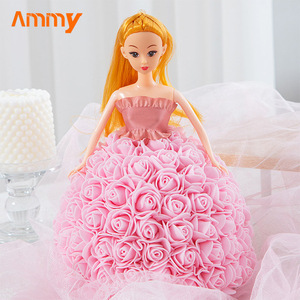 AM-PE047 Ammy nuovo personaggio PE principessa rosa <span class=keywords><strong>serie</strong></span> bambola di fiori di schiuma per la festa della mamma di San Valentino regali per la festa del papà - Product Image 4
