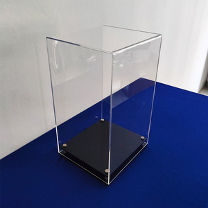 Tabletop Acrylic Vertical Double <strong>Boxing</strong> <strong>Glove</strong> <strong>Display</strong> <strong>Case</strong> for Autographed <strong>Glove</strong> <strong>Boxing</strong> <strong>Display</strong> <strong>Case</strong> Double <strong>Glove</strong> with Base - Product Image 5