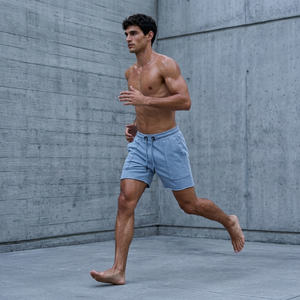 Pantalones Cortos Deportivos para Hombre, Agradables al Tacto, de Secado Rápido, Textura Suave, Sin Irritación, Cintura Elástica, Cordón Ajustable, Bolsillo Lateral Funcional - Product Image 2