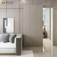 JBDhome, puerta corredera oculta Interior estándar europeo moderno, manija de empuje secreta al ras, corredera Invisible de madera impermeable