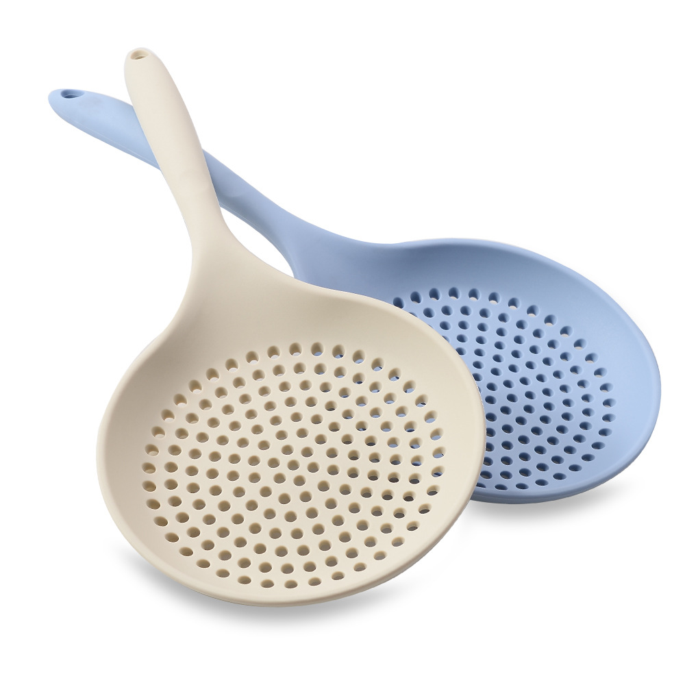 Modern Food Grade Kitchen Cooking Utensils Fruit Vegetable Wash Colander Silicone Scoop Colander
