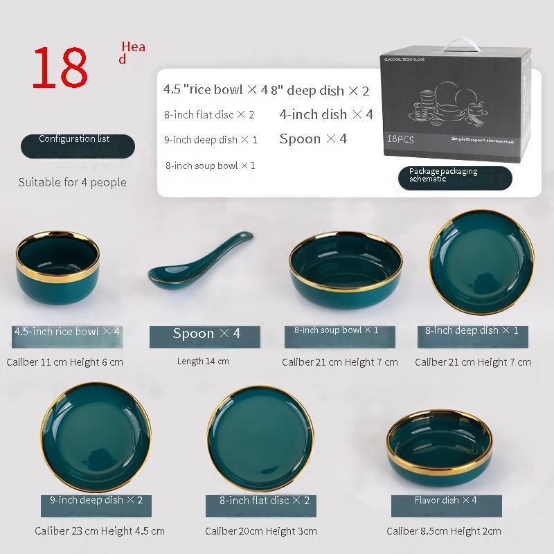 Juego de vajilla para 4 personas