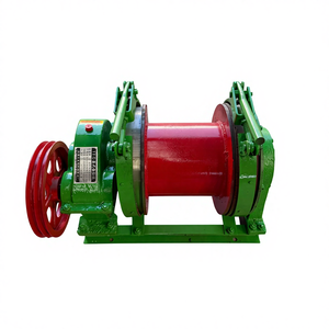 YIWEI 0.5T 수동식 강철 와이어 로프 윈치 (로프 길이 최대 50m) 자동 크레인, 보트 건설, 광산, 부두용 - Product Image 3