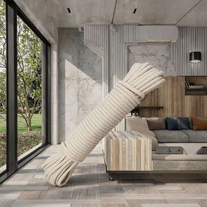 <span class=keywords><strong>Cuerda</strong></span> de Macramé Personalizada de 10 m, 5,5 mm, <span class=keywords><strong>Cuerda</strong></span> Trenzada de Algodón Natural, Cuerdas para Tender Ropa, <span class=keywords><strong>Cuerda</strong></span> para Colgar Manualidades - Product Image 3