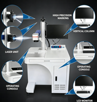 Machine de marquage laser à fibre de bureau, graveur laser haute précision pour le marquage des métaux, des bijoux, des articles métalliques, du verre et du plastique