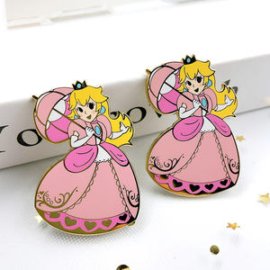 Distintivo in metallo personalizzato con smalto, placcatura oro, glitter, anime, logo personalizzato, smalto morbido o duro, promozionale, per produttori - Product Image 4