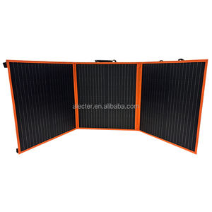 ALECTER Kit de Panel Solar Monocristalino Plegable Portátil de 100W con Salidas de 5V/12V/DC para RV, Camping, Pesca, Van Life, Energía de Emergencia - Product Image 1
