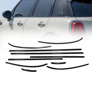 All'ingrosso Custom <span class=keywords><strong>Mini</strong></span> <span class=keywords><strong>Cooper</strong></span> S 5 porte F55 2014-2023 <span class=keywords><strong>accessori</strong></span> auto acciaio inossidabile nero porta cromata finestra modanatura decorativa - Product Image 3