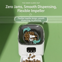Distributeur automatique de nourriture pour animaux de compagnie Furrivo 6L, contrôle par application, 1 à 8 repas par jour, enregistrement vocal de 5 secondes, double alimentation de secours, chiens, chats, OEM