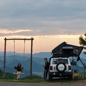 ADA OVERLAND Hard Truck Triangular Rooftop <b>Canopy</b> Straight Bracing Type Big Sleeping Space - Product Image 6
