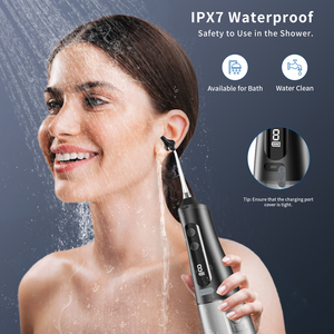 Recargable Powered Hole Ear Cleaner Limpieza Riego por pulverización eléctrico Kit de herramientas de eliminación de <span class=keywords><strong>cera</strong></span> de oído profesional Reutilizable - Product Image 2