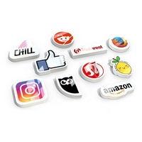 Étiquettes personnalisées découpées en vinyle PVC, autocollants adhésifs de Logo de société avec impression personnalisée, 10 pièces
