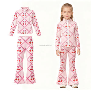 ملابس فتيات بالجملة مجموعة اليوجا واللياقة البدنية للأطفال ، صالة رياضية للفتيات الصغيرات ، تدريب اللياقة البدنية ، الرقص - Product Image 4