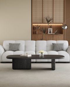 Mesa de Centro Clásica de Madera Maciza para el Hogar, Mesa de Centro de Madera para Apartamento - Product Image 2