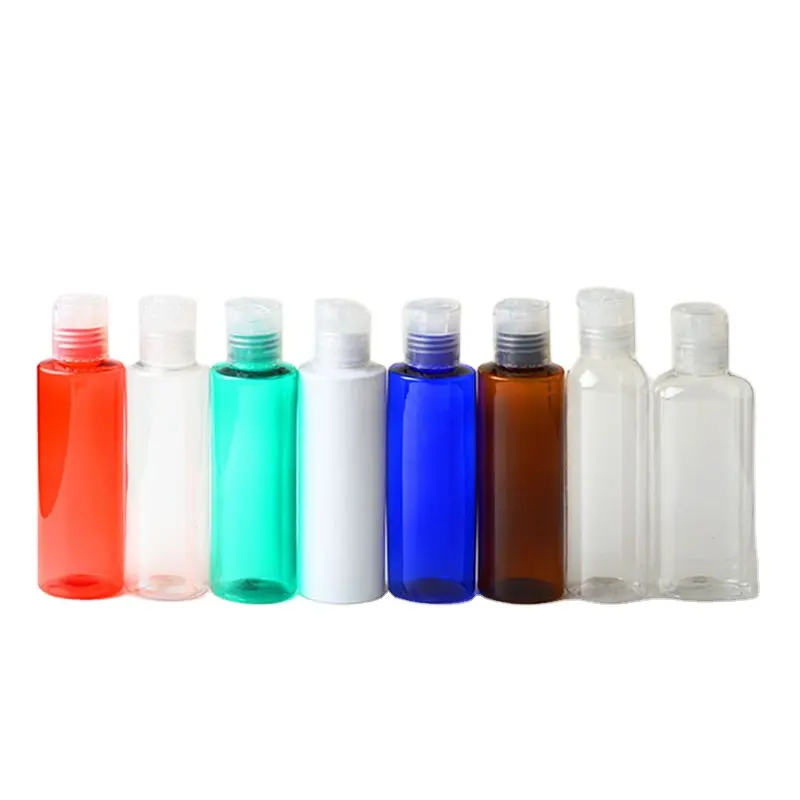 120ml tragbare Flasche Plastiks hampoo flasche für Haars pülung Leere PET-Zylinder Plastik flaschen für Shampoo und Körper wäsche