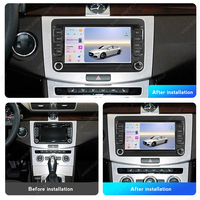 Navifly 8 cœurs 6+128 Go 4G LED Car-Play Auto Radio FM Multimédia GPS Navigation pour VW Golf 5 6 Polo Passat B6 B7 CC Skoda Jetta
