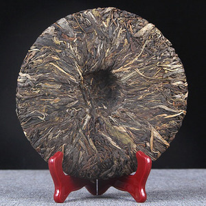 공장에서 직접 공급하는 린캉 순수 푸얼차 케이크, 대설산산, 무발효 최상급 357그램 바지차 - Product Image 3