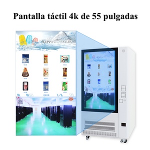 Fábrica de máquinas expendedoras de carne congelada, pizza envasada de alta calidad, trabajadores felices - Product Image 3