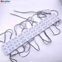 Sin conductor, sin necesidad de fuente de alimentación, 110V, 120V, 220V, 6leds, 4W, 2835, luz trasera de alta potencia, módulo led de CA para letra de canal