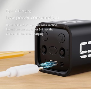 Temporizador Pomodoro con Sensor de Gravedad, Pantalla LED Grande, Batería de 500 mAh, Temporizador Manual con Giro por Gravedad - Product Image 3