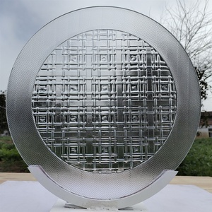 Kết cấu hiện đại mô hình thủy tinh trong suốt màu Tempered kính ăn bàn hàng đầu - Product Image 5