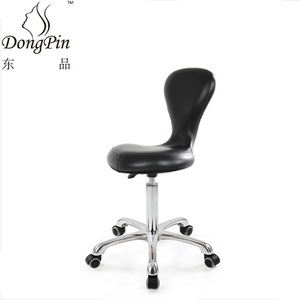 Chaise de salon de coiffure Dongpin Beauty, noire, pivotante, réglable en hauteur, modèle 9901 - Product Image 1