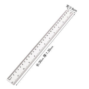 Set di Righelli in Plastica Trasparente e Colorata 15/20/30cm per Scuola, Personalizzabili con Logo OEM ODM, Jiangxi - Product Image 4