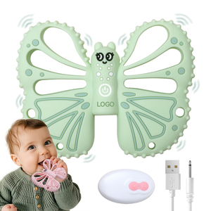 ANGNA Massaggiagengive Vibrante in Silicone per Neonati, 10 Modalità di Vibrazione, per Bambini Autistici dai 18 Mesi, Esperienza Sensoriale - Product Image 4