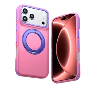 Coque de téléphone portable colorée antichoc robuste avec béquille rotative pour iPhone 18 17 16 15 14 13 12 11 – Vente en gros