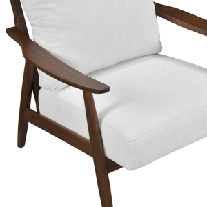 Fauteuil inclinable en tissu moderne pour le loisir - Design ergonomique et durable avec pieds en bois pour le salon et la maison - Product Image 4