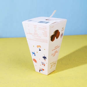 Hộp in ấn tùy chỉnh món quà rỗng cấp thực phẩm tông Xmas lễ kỷ niệm sô cô la hình thang bao bì Tear Strip hộp giấy - Product Image 4