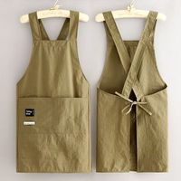 Tablier de Chef en Taslon Imperméable et Anti-Huile pour la Restauration, Vêtement de Travail de Cuisine, Personnalisation OEM, Lot en Gros