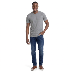 Private Label Men's Regular Fit O Neck <b>100</b>% <b>Polyester</b> Nonwoven Washed Silk Screen Printed Solid High Street Summer T <b>Shirts</b> - Product Image 1
