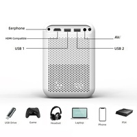 Nuevo Proyector Portátil Inteligente con WiFi, Android 10.0, Enfoque Eléctrico X10, 720P HD, Mini Proyector Cuadrado CRT, Garantía de 30 Días