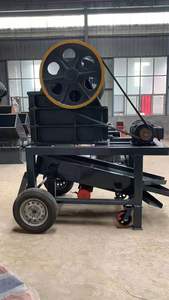 <b>Mini</b> Movable PE 150*250 Concrete Rock Crusher Machine Stone Crushing 2-7 Tons Per Hour Mining Equipment - Product Image 6